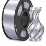 PLA+ пластик FIBER3D Filament Silk Silver для 3D-принтера (175075) 1.75 мм 1 кг